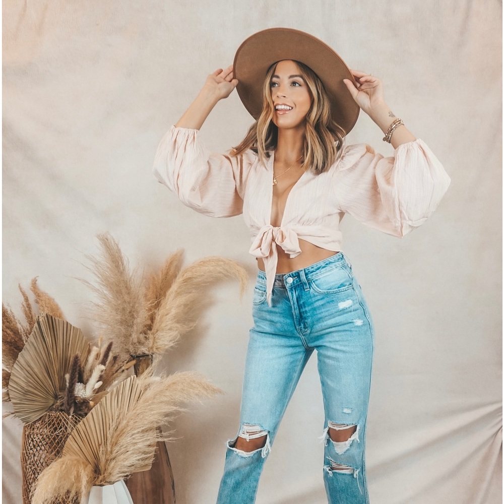 Balloon Sleeve Blouse